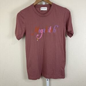 Rachel Antonoff Megabitch Graphic Short Sleeve Tee Womens XS